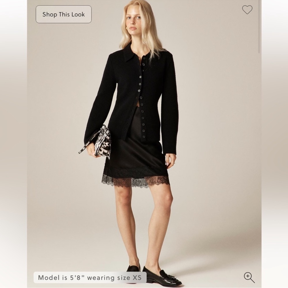 J.Crew Milano-stitch cinched-waist cardigan